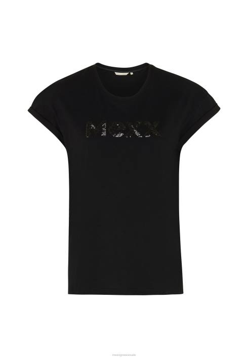 γυναίκες Mexx υπερμεγέθη κοντομάνικο μπλουζάκι μαύρο schwarz BR0F86