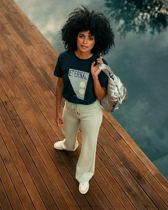 γυναίκες Mexx t-shirt με λαιμόκοψη ναυτικό μπλε BR0F408