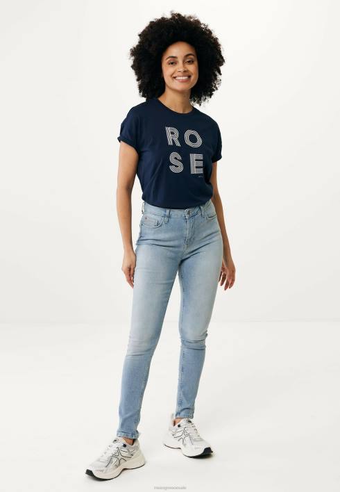 γυναίκες Mexx κοντομάνικο t-shirt artwork navy μπλε BR0F80