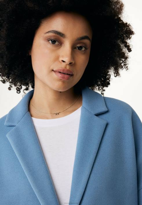 γυναίκες Mexx υπερμεγέθη παλτό μωρό μπλε BR0F114