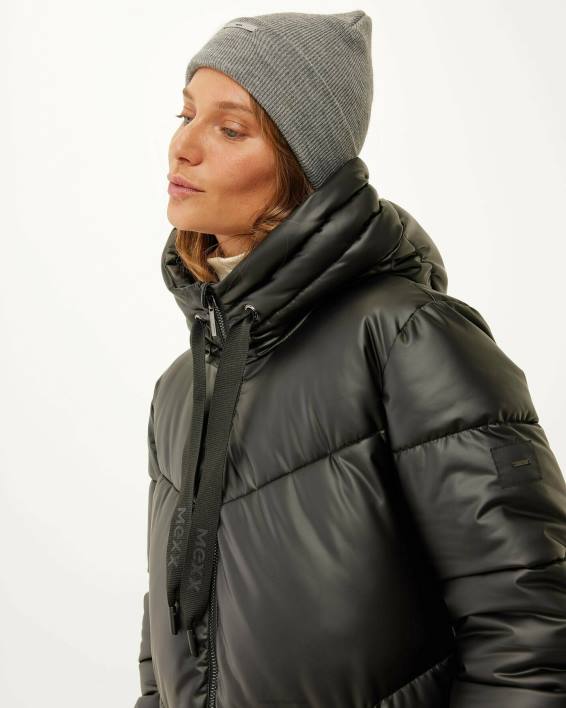 γυναίκες Mexx puffer jacket μαύρο schwarz BR0F157