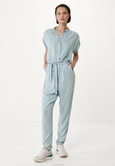 γυναίκες Mexx τζιν μπλούζα με καπέλα μπλε BR0F31