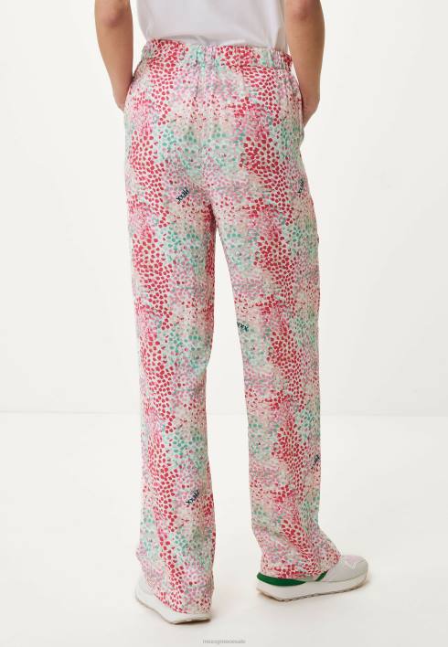 γυναίκες Mexx φαρδύ παντελόνι ροζ BR0F23