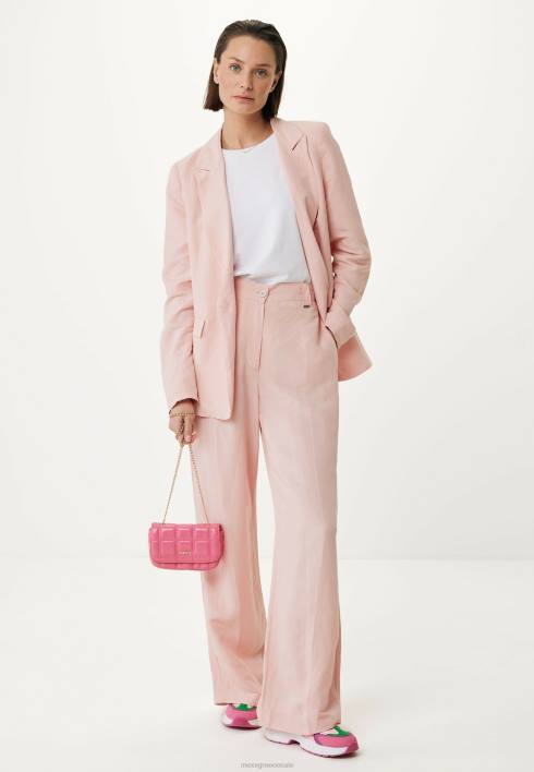 γυναίκες Mexx φαρδύ παντελόνι ροζ BR0F47