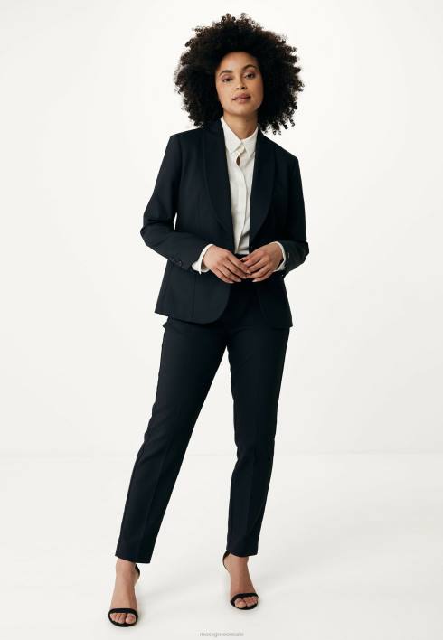 γυναίκες Mexx πανταλόν μαύρο schwarz BR0F103