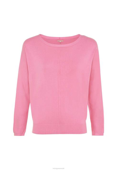 γυναίκες Mexx μπλούζα με λαιμόκοψη ροζ BR0F119