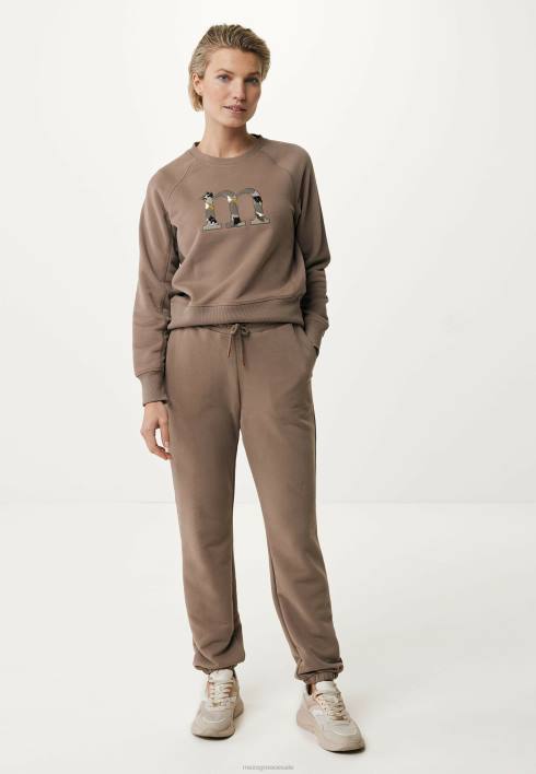 γυναίκες Mexx ρεγκλάν πουλόβερ μακριά μανίκια καφέ BR0F138