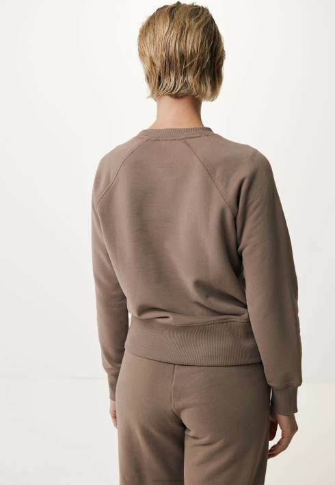 γυναίκες Mexx ρεγκλάν πουλόβερ μακριά μανίκια καφέ BR0F138