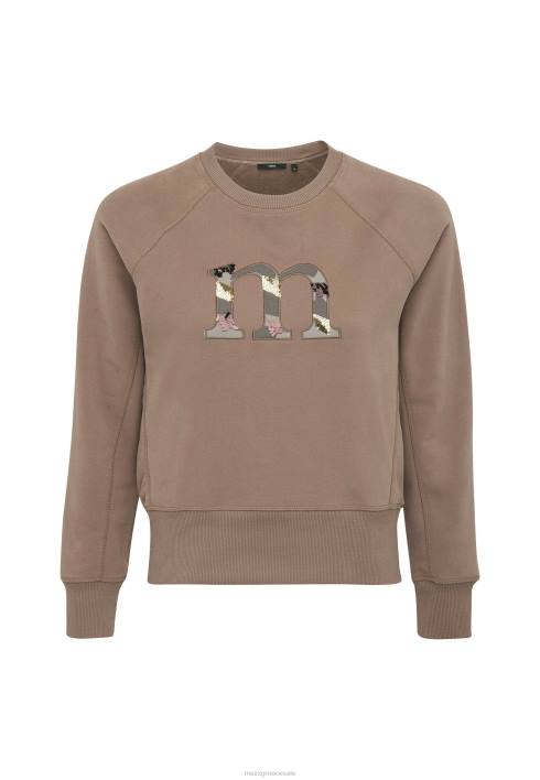 γυναίκες Mexx ρεγκλάν πουλόβερ μακριά μανίκια καφέ BR0F138