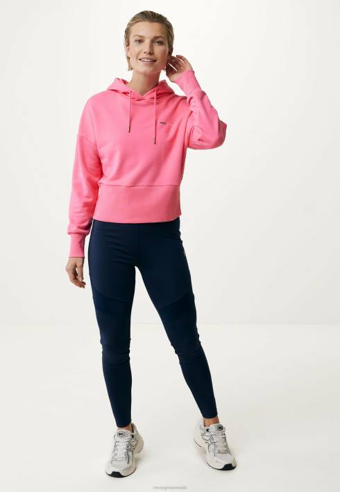 γυναίκες Mexx νέον πουλόβερ με κουκούλα ροζ BR0F151