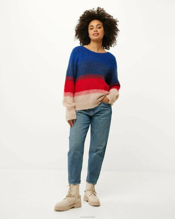 γυναίκες Mexx πλεκτό πουλόβερ σκούρο μπλε BR0F159