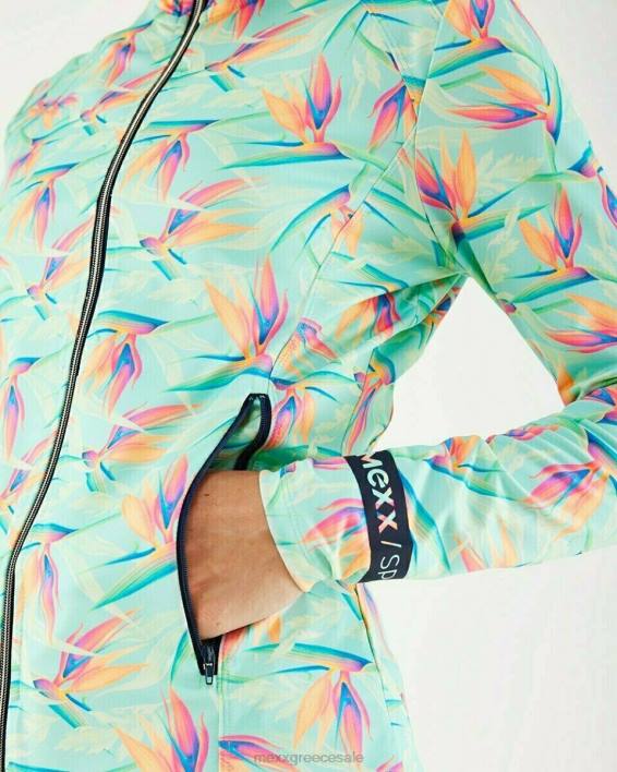 γυναίκες Mexx ζακέτα με φερμουάρ ελαφριά μέντα πράσινος BR0F209