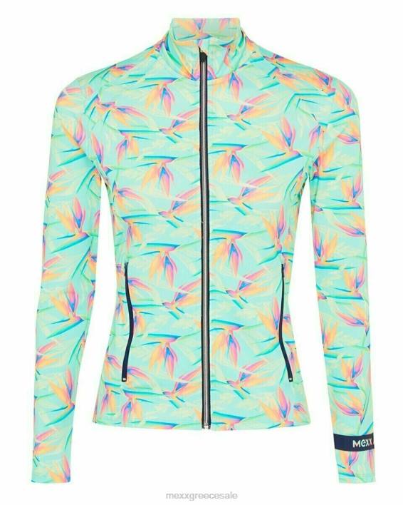 γυναίκες Mexx ζακέτα με φερμουάρ ελαφριά μέντα πράσινος BR0F209