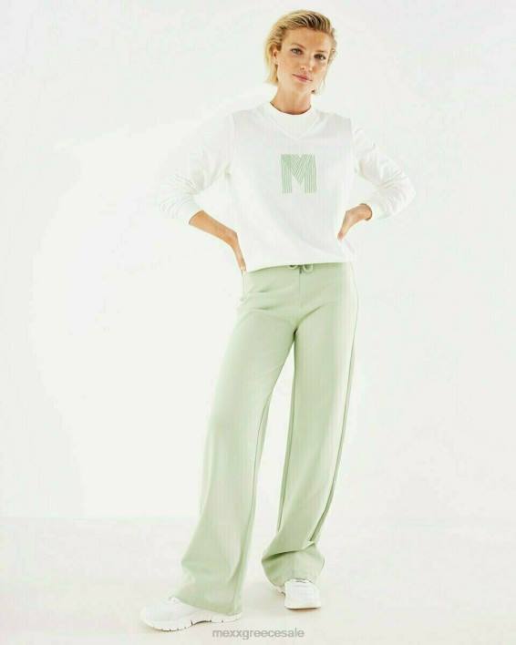 γυναίκες Mexx πουλόβερ με λαιμόκοψη σε λευκό άσπρο BR0F407