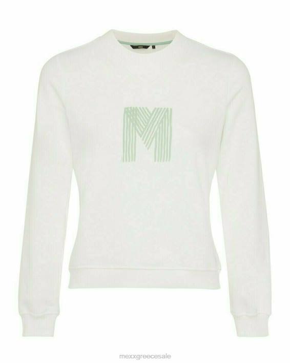 γυναίκες Mexx πουλόβερ με λαιμόκοψη σε λευκό άσπρο BR0F407