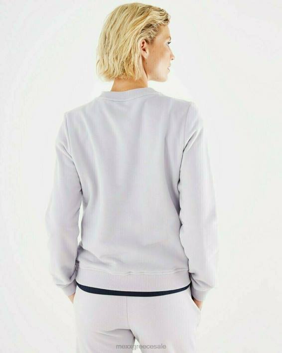 γυναίκες Mexx πουλόβερ με λαιμόκοψη λιλά μωβ BR0F409