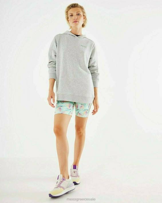 γυναίκες Mexx πουλόβερ με κουκούλα μάχη σώμα με σώμα γκρί BR0F413