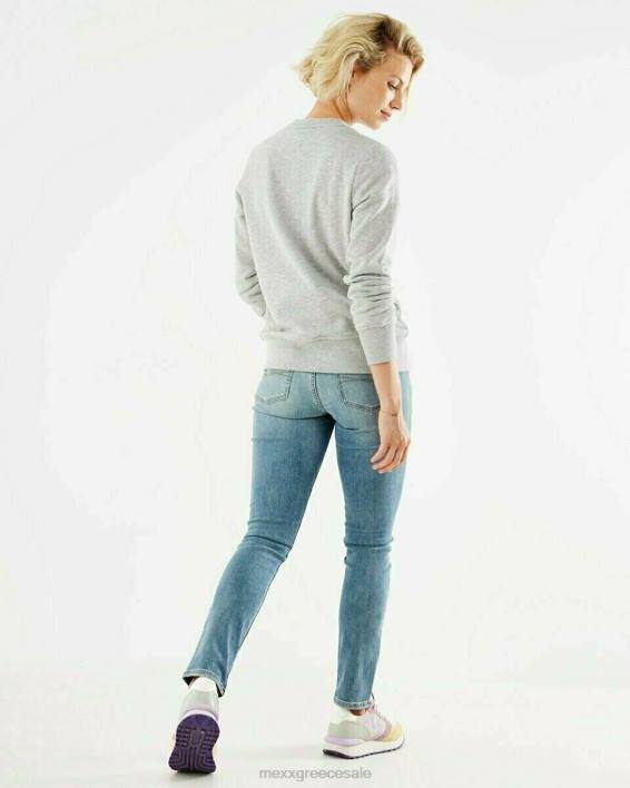 γυναίκες Mexx πούλιες crewneck πουλόβερ γκρι σώμα σώμα με σώμα γκρί BR0F412