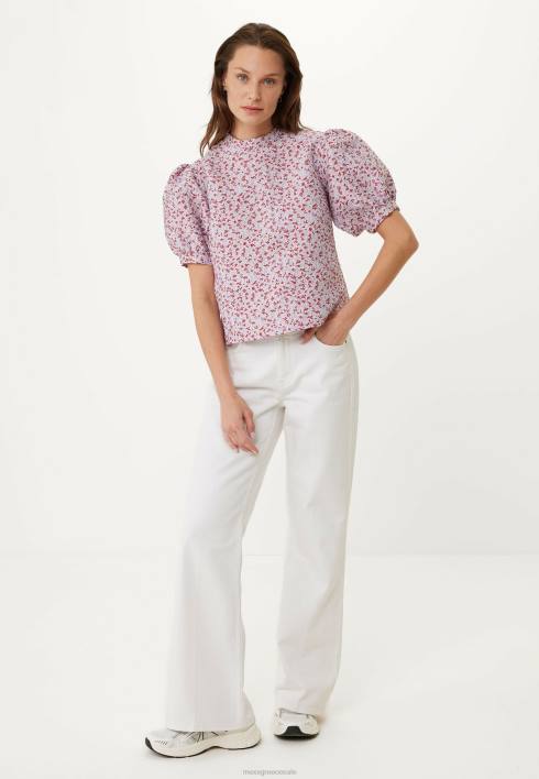 γυναίκες Mexx ροζ τοπ ζακάρ πολύχρωμο BR0F13