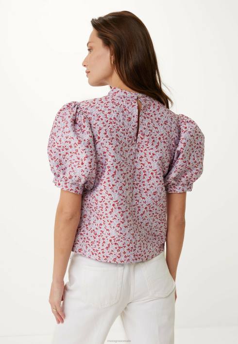 γυναίκες Mexx ροζ τοπ ζακάρ πολύχρωμο BR0F13