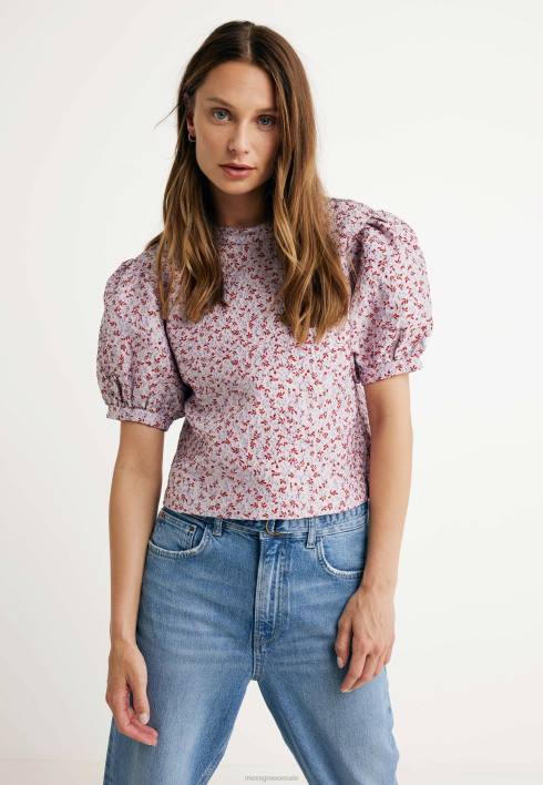 γυναίκες Mexx ροζ τοπ ζακάρ πολύχρωμο BR0F13