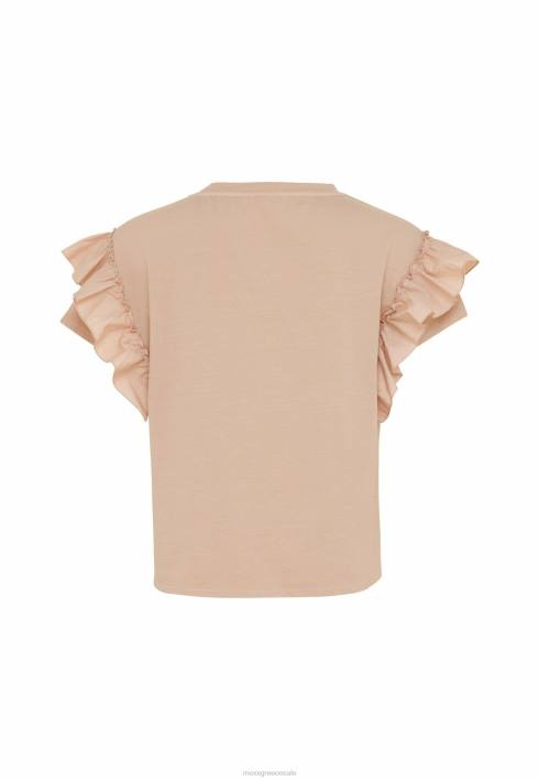 γυναίκες Mexx επάνω βολάν μανίκια γυμνό μπεζ BR0F42