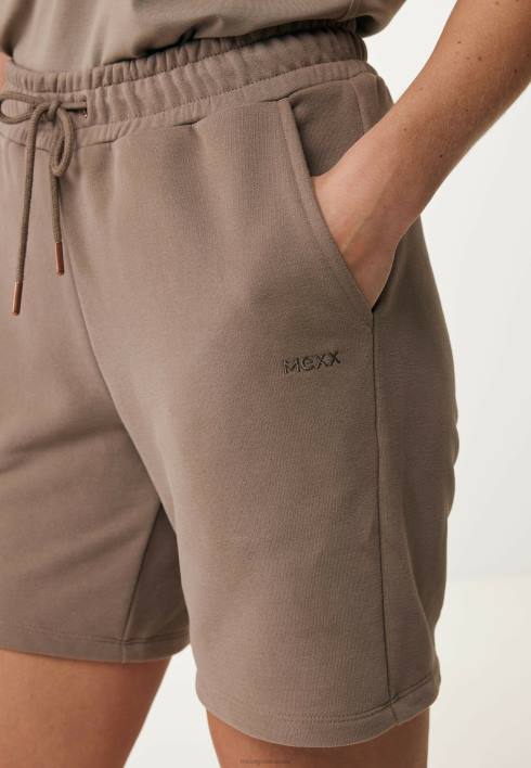 γυναίκες Mexx κοντό παντελόνι για τζόκινγκ καφέ BR0F139