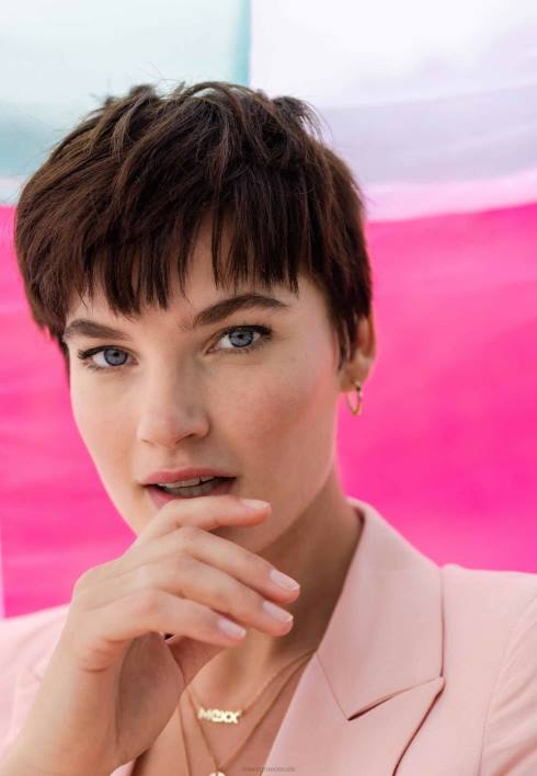 γυναίκες Mexx φαρδιά σορτς ροζ BR0F27