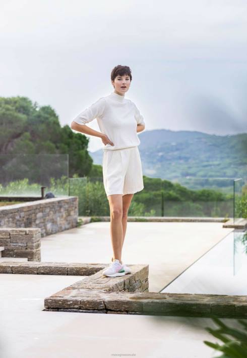 γυναίκες Mexx φαρδύ σορτς σε λευκό μπεζ BR0F4