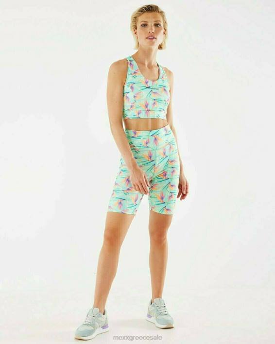 γυναίκες Mexx ψηλόμεσο bikershort ελαφρύ μέντα πράσινος BR0F405