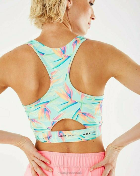 γυναίκες Mexx aop sportsbra ελαφρύ μέντα πράσινος BR0F404