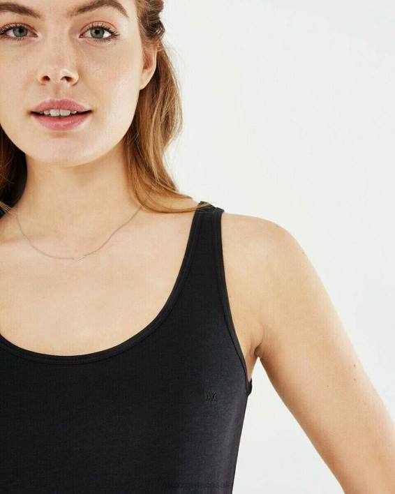 γυναίκες Mexx roos tanktop μαύρο schwarz BR0F182