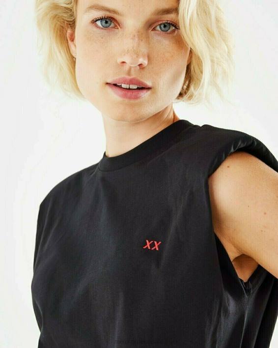 γυναίκες Mexx επάνω μαξιλαράκι ώμου μαύρο schwarz BR0F211