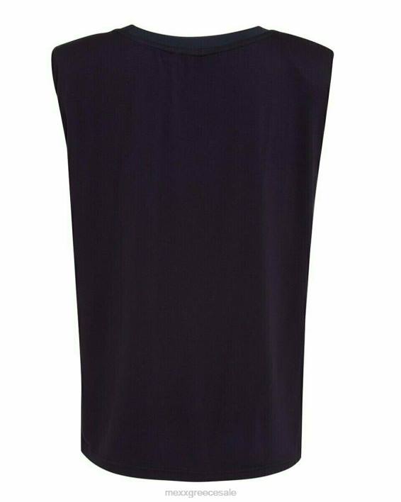 γυναίκες Mexx top print navy μπλε BR0F165