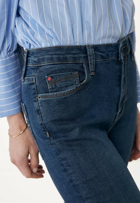 γυναίκες Mexx ψηλόμεσο στενό τζιν σκούρο μπλε BR0F123