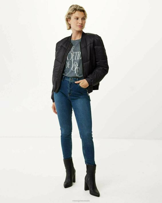 γυναίκες Mexx Ανδρέα ψηλόμεσο τζιν σκούρο μπλε BR0F161