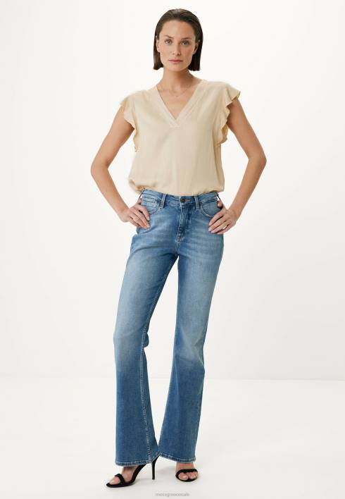 γυναίκες Mexx evy ψηλόμεσο τζιν μπλε BR0F104