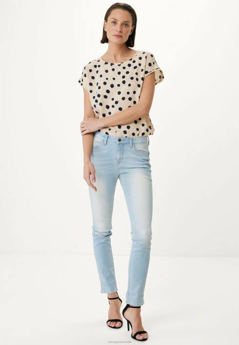 γυναίκες Mexx jemma μεσομεσαία/λεπτό τζιν μπλε BR0F135