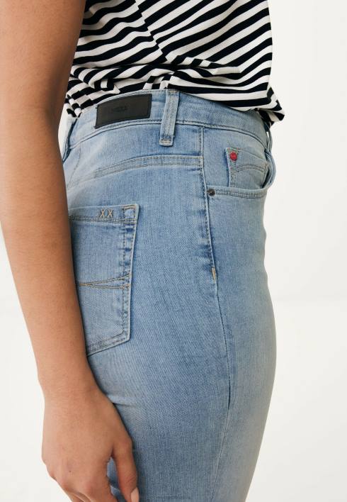 γυναίκες Mexx ψηλόμεσο στενό τζιν ανοιχτό vintage μπλε BR0F41