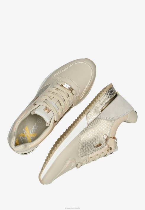 γυναίκες Mexx sneaker fleur sand μπεζ BR0F329