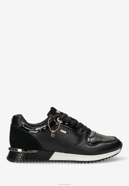 γυναίκες Mexx sneaker fleur μαύρο schwarz BR0F272
