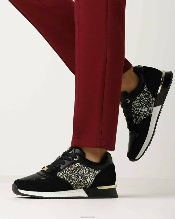 γυναίκες Mexx sneaker fleur μαύρο schwarz BR0F359