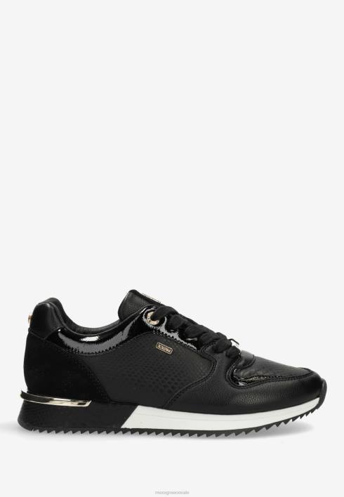 γυναίκες Mexx sneaker fleur μαύρο schwarz BR0F368