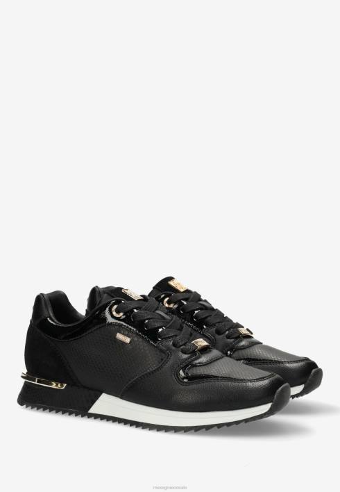 γυναίκες Mexx sneaker fleur μαύρο schwarz BR0F368