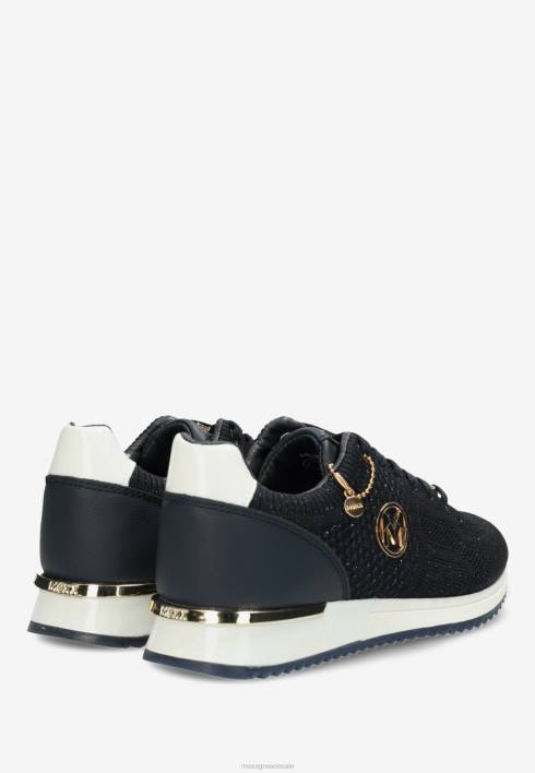 γυναίκες Mexx sneaker gitte glitter navy μπλε BR0F245