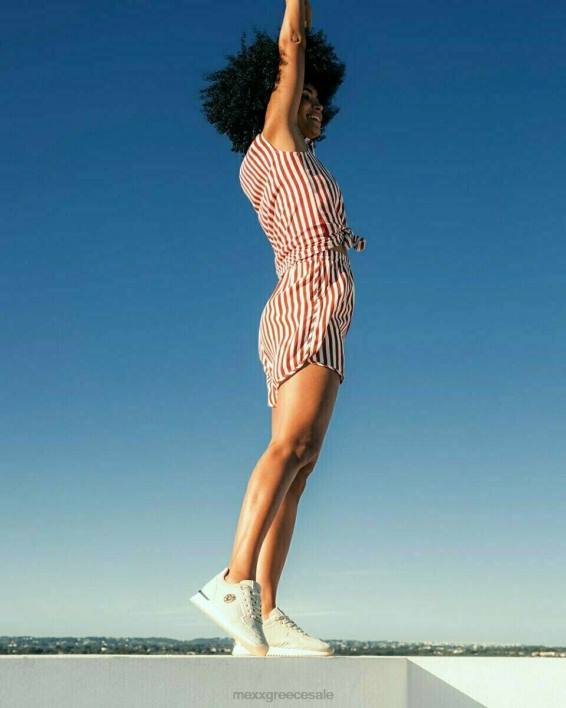 γυναίκες Mexx sneaker gitte glitter sand μπεζ BR0F246