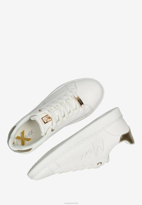 γυναίκες Mexx sneaker glib λευκό χρυσός BR0F354