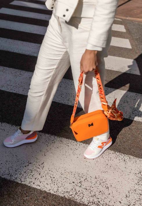 γυναίκες Mexx sneaker juju λευκό/ροζ πορτοκάλι BR0F231