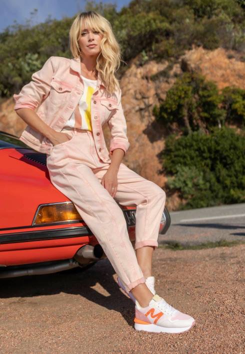 γυναίκες Mexx sneaker juju λευκό/ροζ πορτοκάλι BR0F231