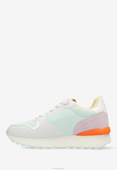 γυναίκες Mexx sneaker juju λευκό/γαλάζιο ροζ BR0F234